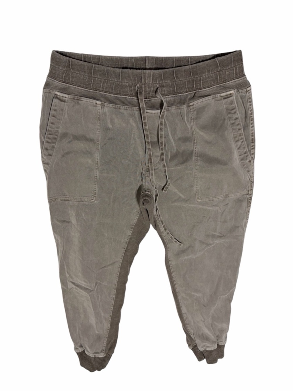 James Perse Mixed Media Contrast Jogger Mushroom - Size 3 (L / 8-10)